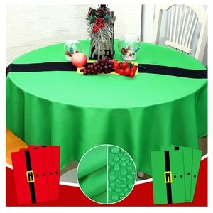 Christmas Polyester round 6 Tablecloths
